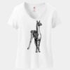 Women's Perfect T Cotton V Neck T Shirt Thumbnail