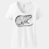 Women's Perfect T Cotton V Neck T Shirt Thumbnail