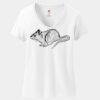 Women's Perfect T Cotton V Neck T Shirt Thumbnail