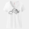 Women's Perfect T Cotton V Neck T Shirt Thumbnail