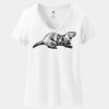 Women's Perfect T Cotton V Neck T Shirt Thumbnail