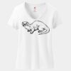 Women's Perfect T Cotton V Neck T Shirt Thumbnail