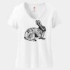 Women's Perfect T Cotton V Neck T Shirt Thumbnail