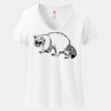Women's Perfect T Cotton V Neck T Shirt Thumbnail