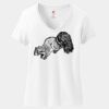 Women's Perfect T Cotton V Neck T Shirt Thumbnail