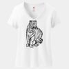 Women's Perfect T Cotton V Neck T Shirt Thumbnail