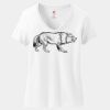 Women's Perfect T Cotton V Neck T Shirt Thumbnail