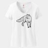 Women's Perfect T Cotton V Neck T Shirt Thumbnail