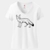 Women's Perfect T Cotton V Neck T Shirt Thumbnail