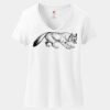 Women's Perfect T Cotton V Neck T Shirt Thumbnail
