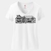 Women's Perfect T Cotton V Neck T Shirt Thumbnail