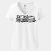 Women's Perfect T Cotton V Neck T Shirt Thumbnail