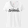 Women's Perfect T Cotton V Neck T Shirt Thumbnail