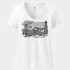 Women's Perfect T Cotton V Neck T Shirt Thumbnail