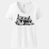 Women's Perfect T Cotton V Neck T Shirt Thumbnail