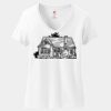 Women's Perfect T Cotton V Neck T Shirt Thumbnail