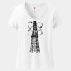 Women's Perfect T Cotton V Neck T Shirt Thumbnail