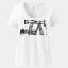 Women's Perfect T Cotton V Neck T Shirt Thumbnail