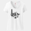 Women's Perfect T Cotton V Neck T Shirt Thumbnail