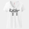 Women's Perfect T Cotton V Neck T Shirt Thumbnail