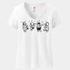 Women's Perfect T Cotton V Neck T Shirt Thumbnail