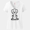 Women's Perfect T Cotton V Neck T Shirt Thumbnail