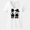 Women's Perfect T Cotton V Neck T Shirt Thumbnail
