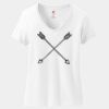Women's Perfect T Cotton V Neck T Shirt Thumbnail