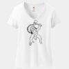 Women's Perfect T Cotton V Neck T Shirt Thumbnail