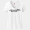 Women's Perfect T Cotton V Neck T Shirt Thumbnail