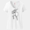 Women's Perfect T Cotton V Neck T Shirt Thumbnail
