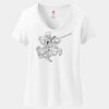 Women's Perfect T Cotton V Neck T Shirt Thumbnail