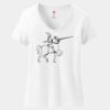 Women's Perfect T Cotton V Neck T Shirt Thumbnail