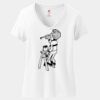 Women's Perfect T Cotton V Neck T Shirt Thumbnail