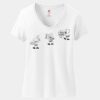 Women's Perfect T Cotton V Neck T Shirt Thumbnail