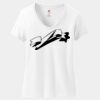 Women's Perfect T Cotton V Neck T Shirt Thumbnail
