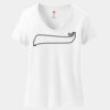 Women's Perfect T Cotton V Neck T Shirt Thumbnail