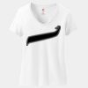 Women's Perfect T Cotton V Neck T Shirt Thumbnail
