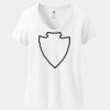 Women's Perfect T Cotton V Neck T Shirt Thumbnail