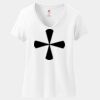 Women's Perfect T Cotton V Neck T Shirt Thumbnail
