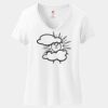 Women's Perfect T Cotton V Neck T Shirt Thumbnail