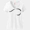 Women's Perfect T Cotton V Neck T Shirt Thumbnail