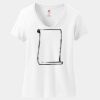 Women's Perfect T Cotton V Neck T Shirt Thumbnail