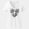 Ladies Perfect T Cotton V Neck T Shirt Thumbnail