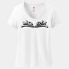 Women's Perfect T Cotton V Neck T Shirt Thumbnail
