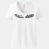 Women's Perfect T Cotton V Neck T Shirt Thumbnail