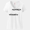 Women's Perfect T Cotton V Neck T Shirt Thumbnail