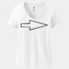 Women's Perfect T Cotton V Neck T Shirt Thumbnail