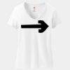 Women's Perfect T Cotton V Neck T Shirt Thumbnail
