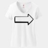 Women's Perfect T Cotton V Neck T Shirt Thumbnail